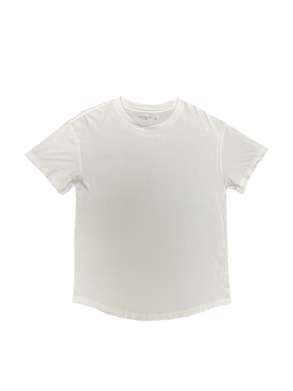 Men’s Abercrombie & Fitch Relaxed White T-Shirt